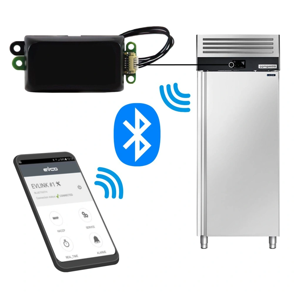 Bluetooth ovládání a záznam teploty pro chladicí zařízení