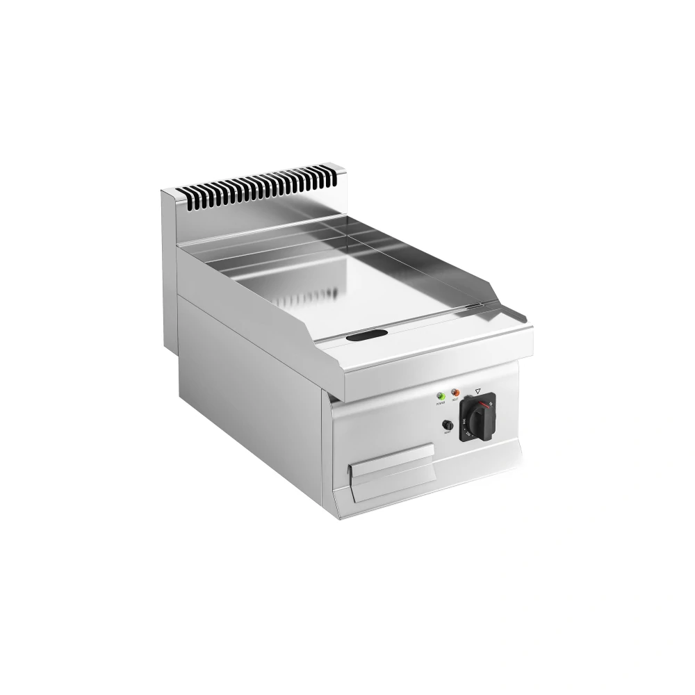 Elektrická grilovací deska - s tvrdým chromovým povrchem - 4,5 kW - hladká