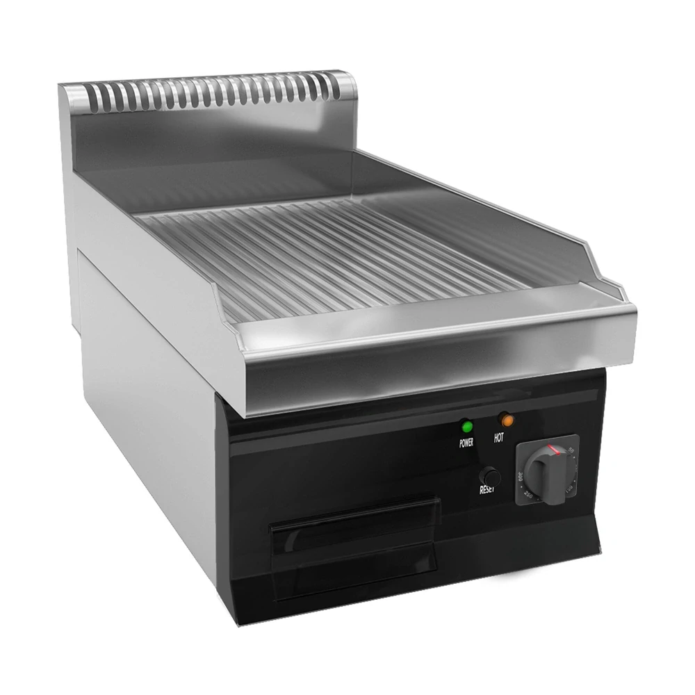 Elektrický gril - 3,6kW - drážkovaný