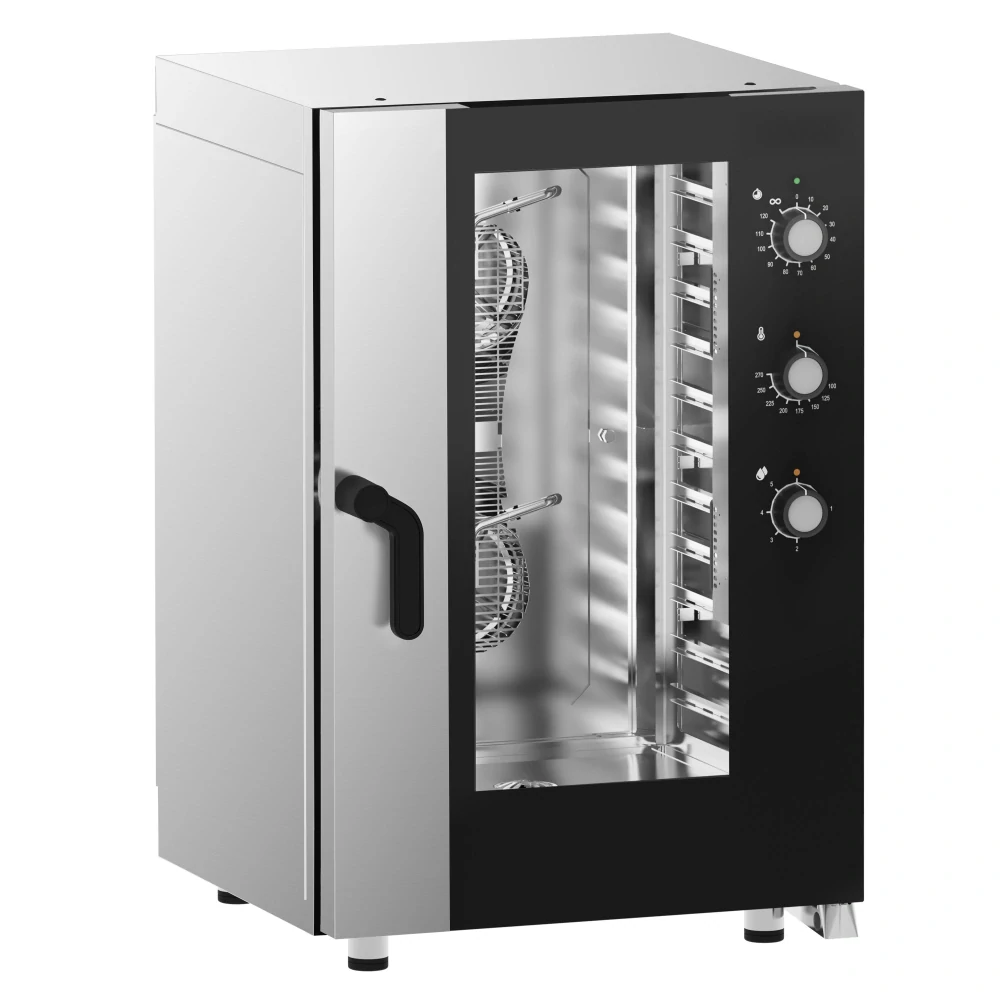 Elektrický kombinovaný konvektomat - manuální - 11x GN 1/1