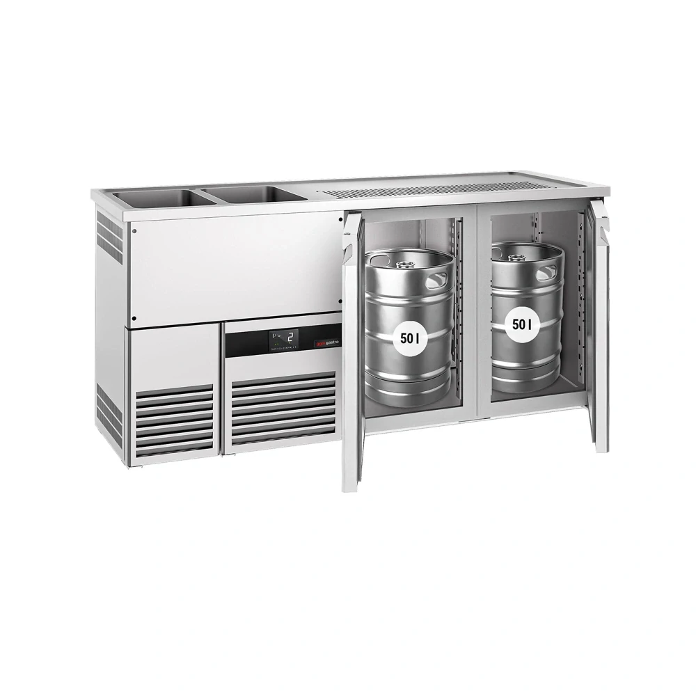 Výčepní pult PREMIUM - 1950x700 mm - 2 dveře