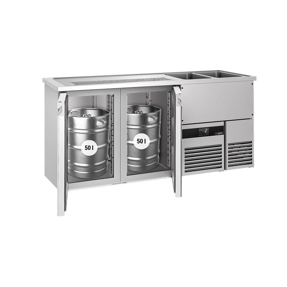 Výčepní pult PREMIUM - 1950x700 mm - 2 dveře