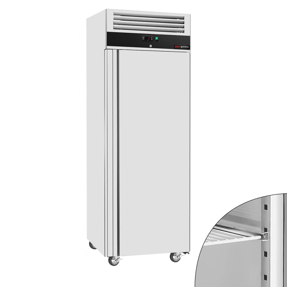 Lednice Nerezová ocel ECO - 680 mm - 312 l -2 až +8 °C - s 1 dveře