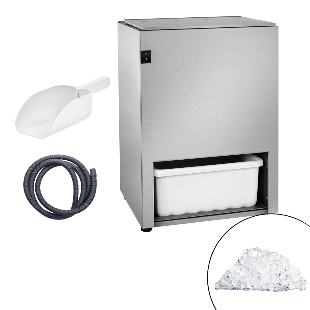 Drtič ledu - 5 kg/min - 140 W - vč. zásobníku 5 kg - nerezová ocel