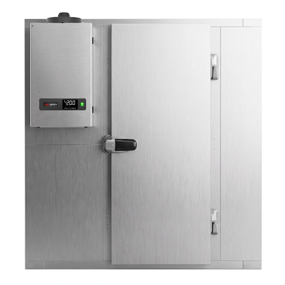 Nerezový mrazicí box - 1800x1500 mm - 3,47 m³ - vč. mrazicí jednotky a lamel