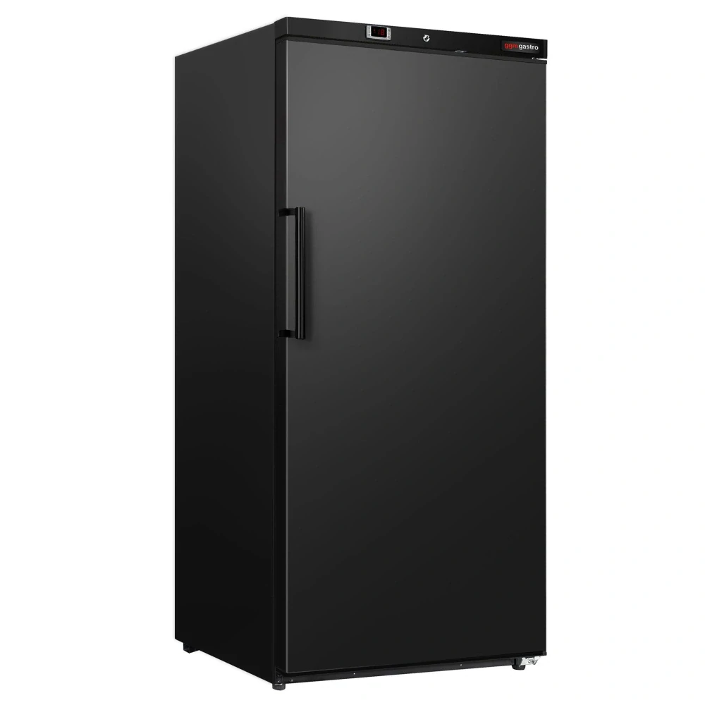 Nerezová mrazicí skříň ECO - 600 l - s 1 dveřmi - černá