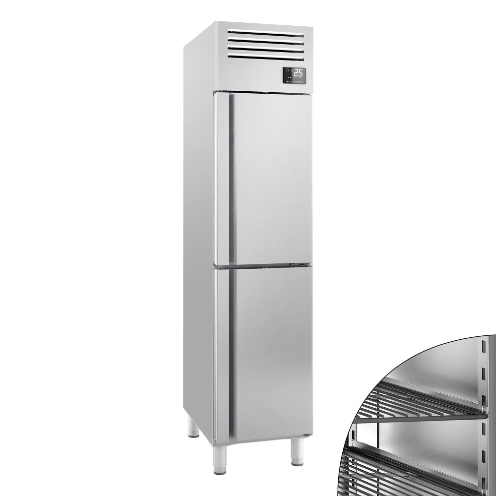 Nerezová chladicí skříň PREMIUM PLUS - GN 1/1 - 325 L - Se 2 dveřmi