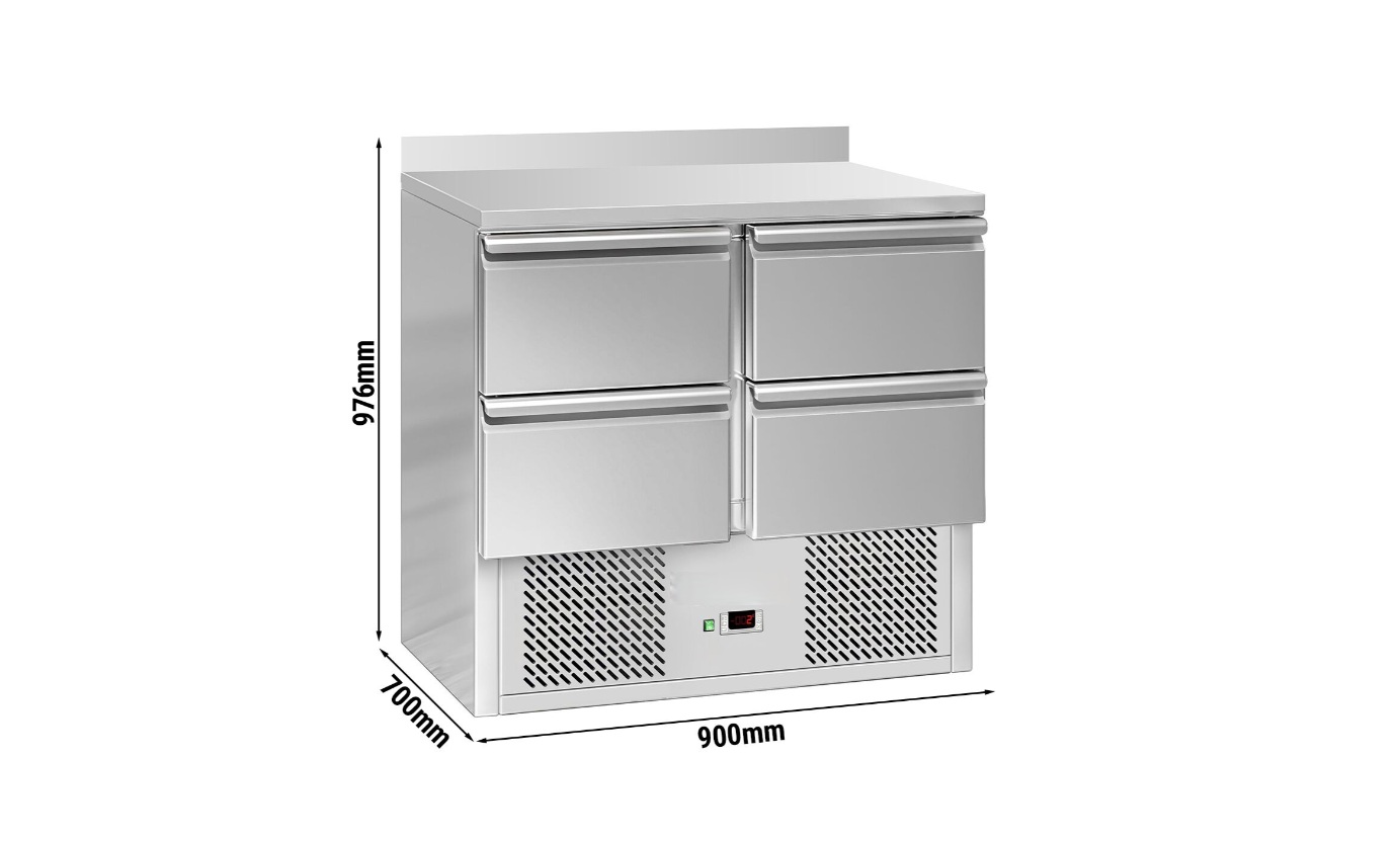 Chladicí stůl 4 šuplíkový 90x70x97,6cm