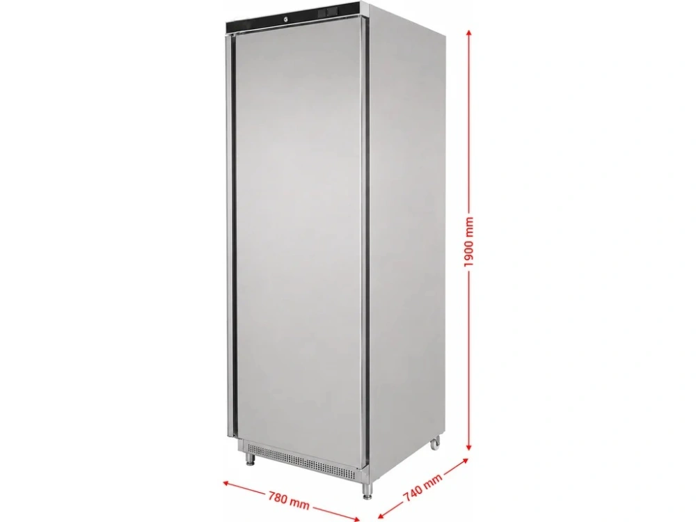 Nerezová lednice 600 litrů
