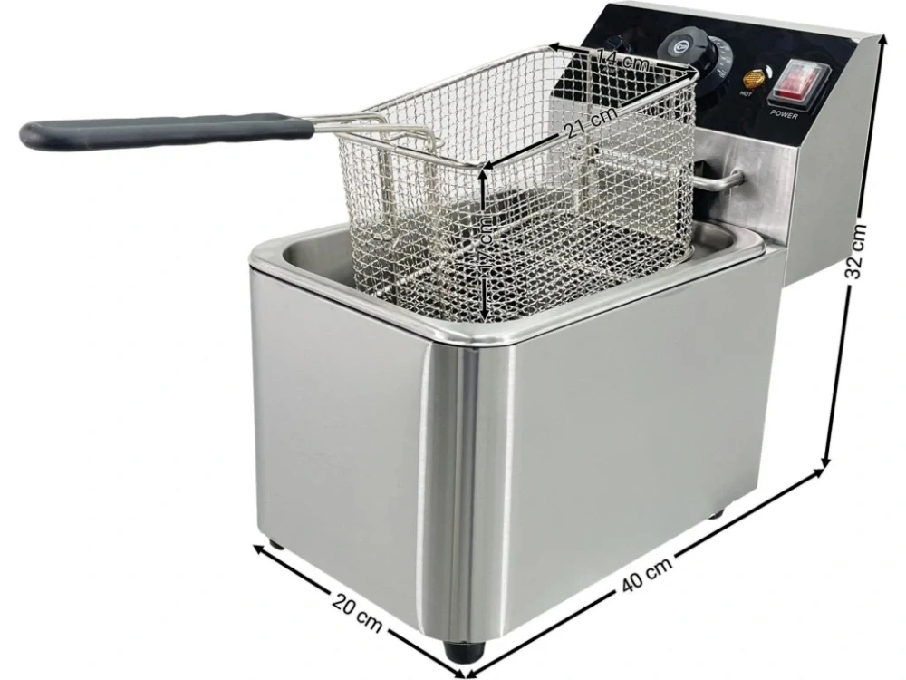 Kompaktní elektrická fritéza - 4 L