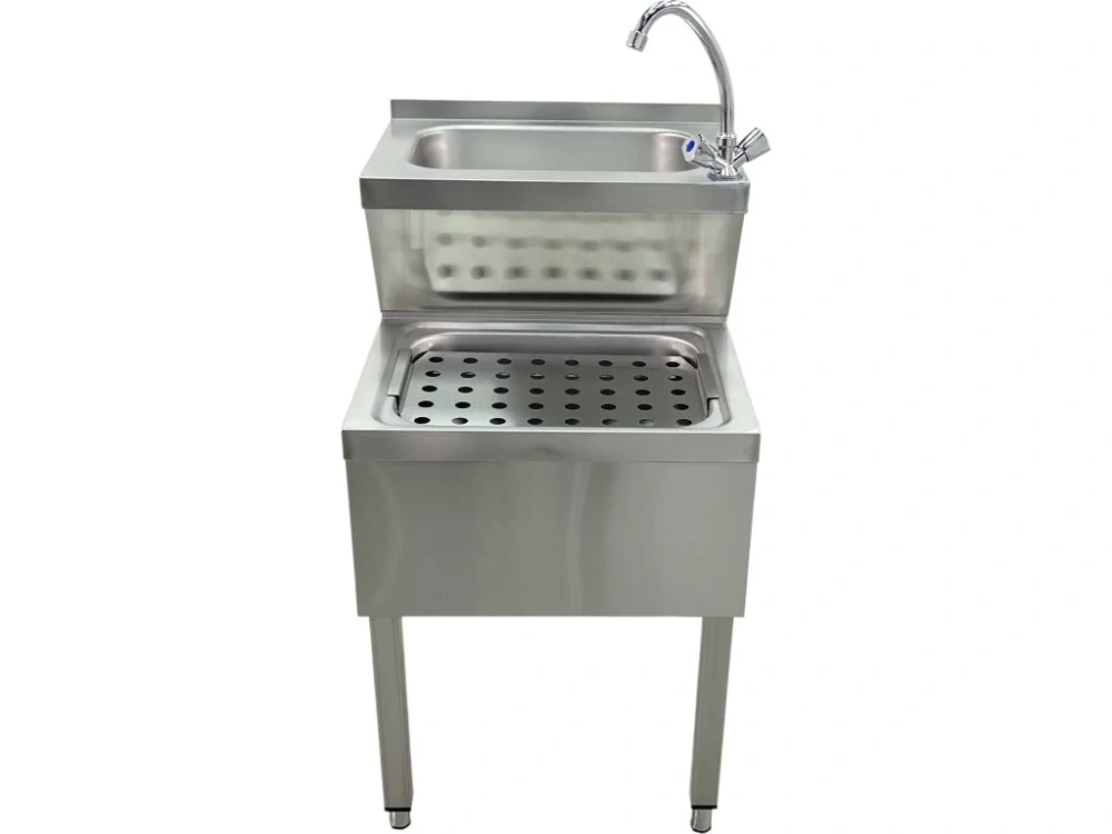 Nerezová výlevka s dřezem 