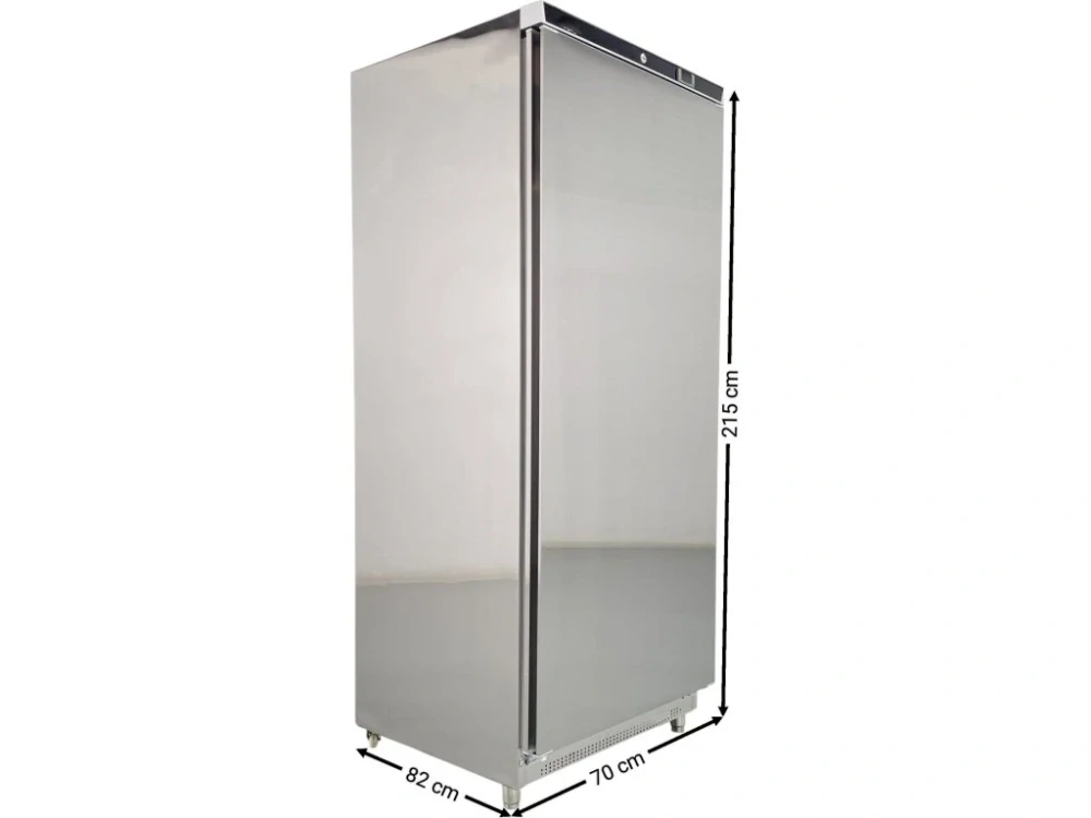 Mrazák 600 L Nerezový