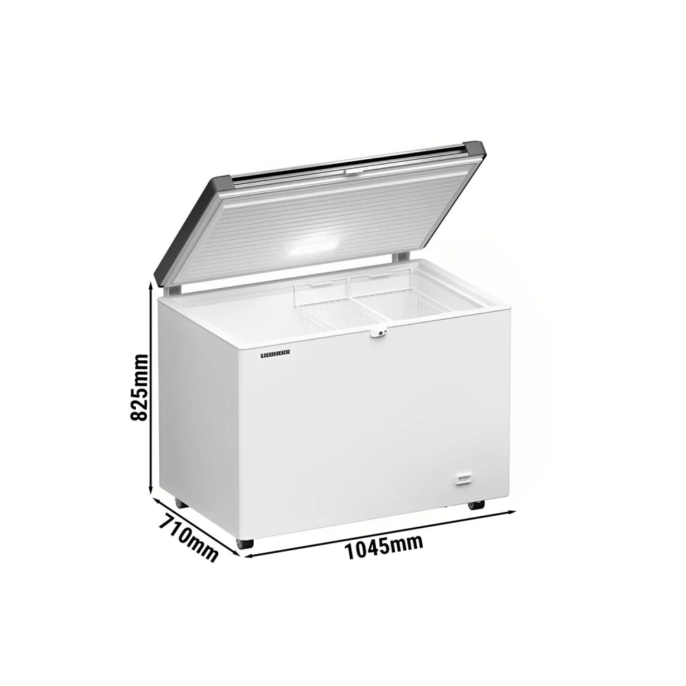 LIEBHERR | Pultový mrazák - 1885x720mm - 266L" - Nerezový kryt