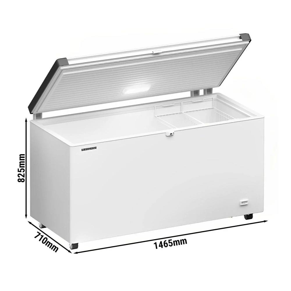 LIEBHERR | Pultový mrazák - 1379x769mm - 404L - plastový kryt