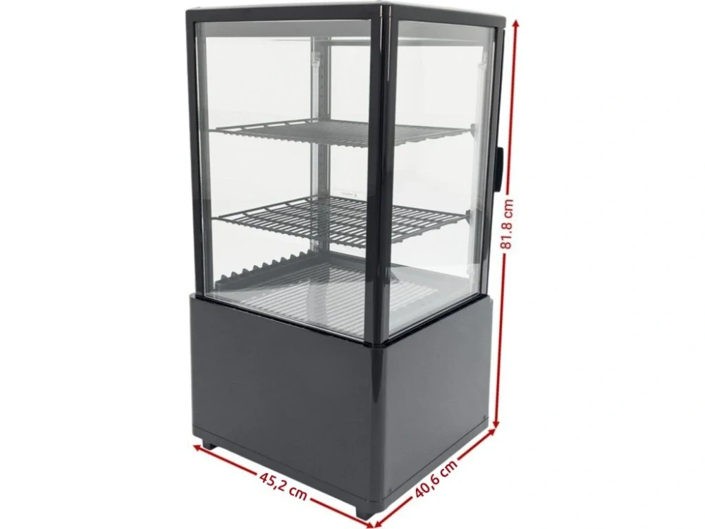 Chladicí vitrína - 58 litrů - Černá