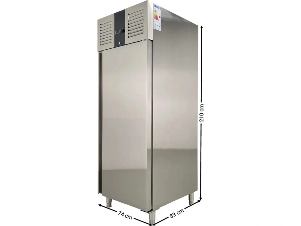 Chladící skříň – 610 l - 1 dveře - nerezová