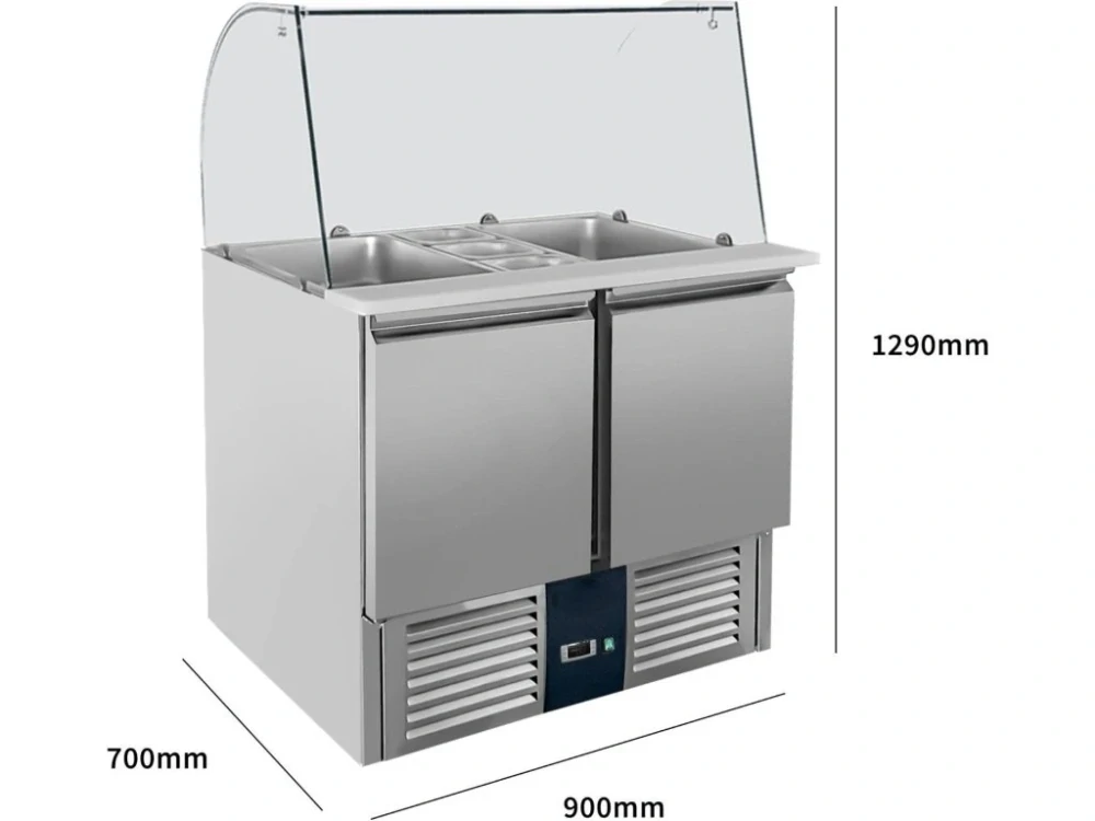 Saladeta - 0,9 x 0,7 - se 2 dvířky