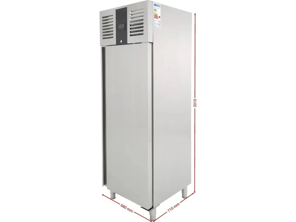 Lednice Premium – 415 l, nerezová