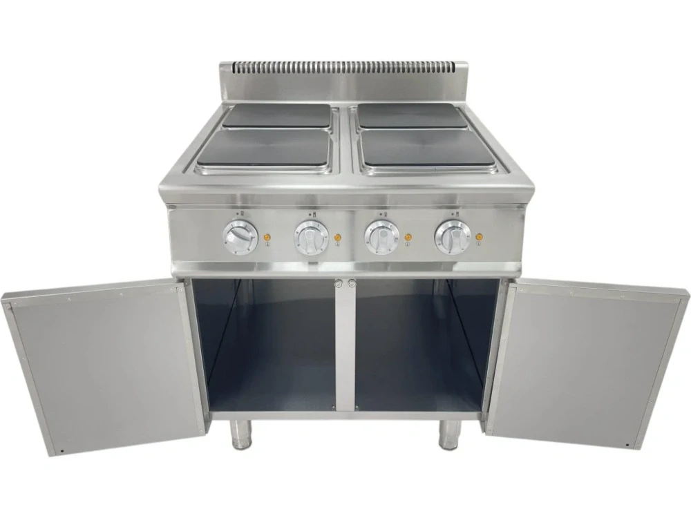 Elektrický sporák 4x plotýnka čtvercová