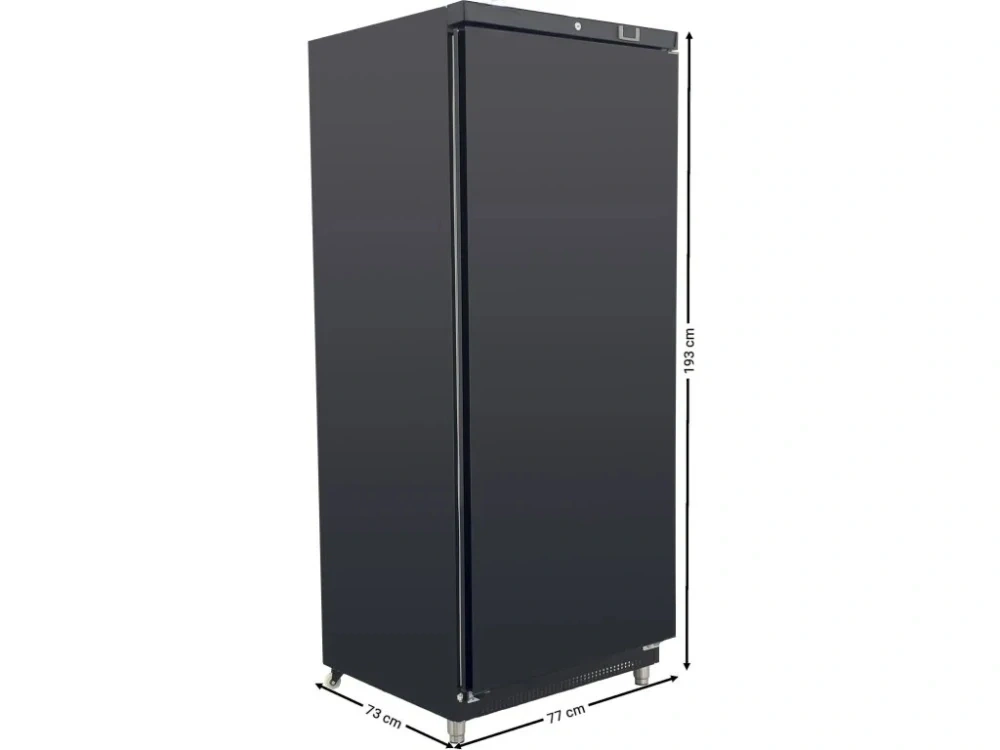 Mrazák - 600 l - s 1 dveřmi - černý