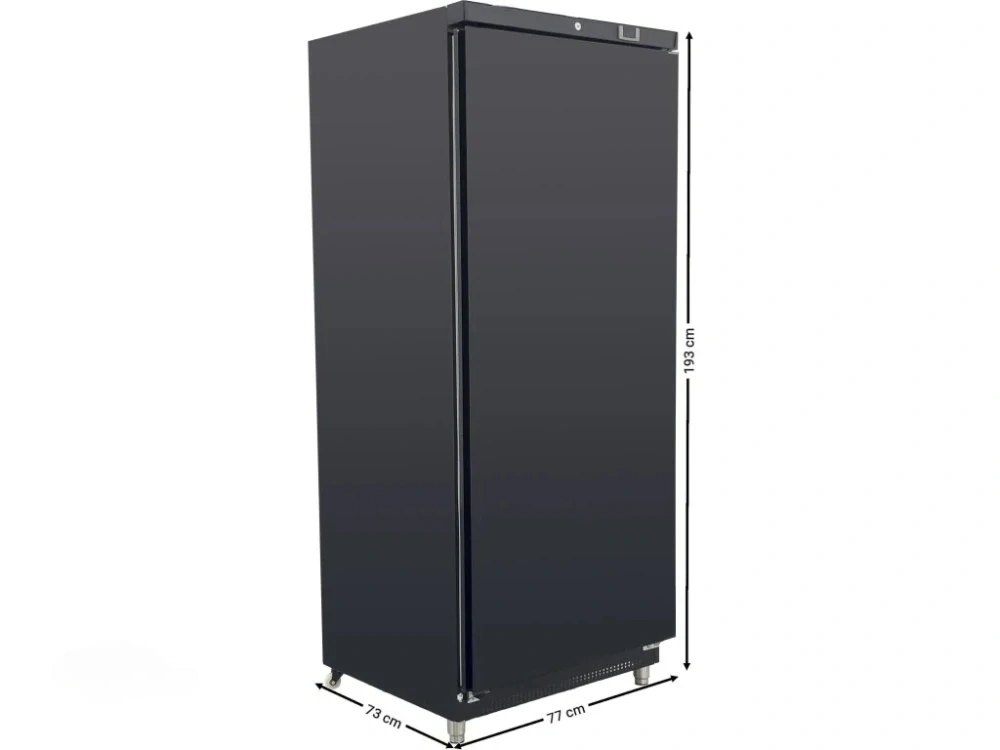 Chladicí skříň - 600 l - s 1 dveřmi - černá