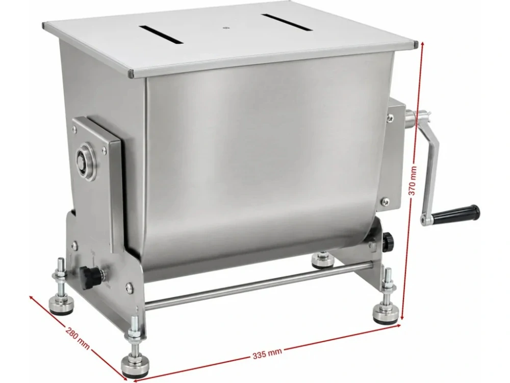 Elektrická míchačka na maso - 30 l  - s výklopnou nádobou a elektrickým motorem