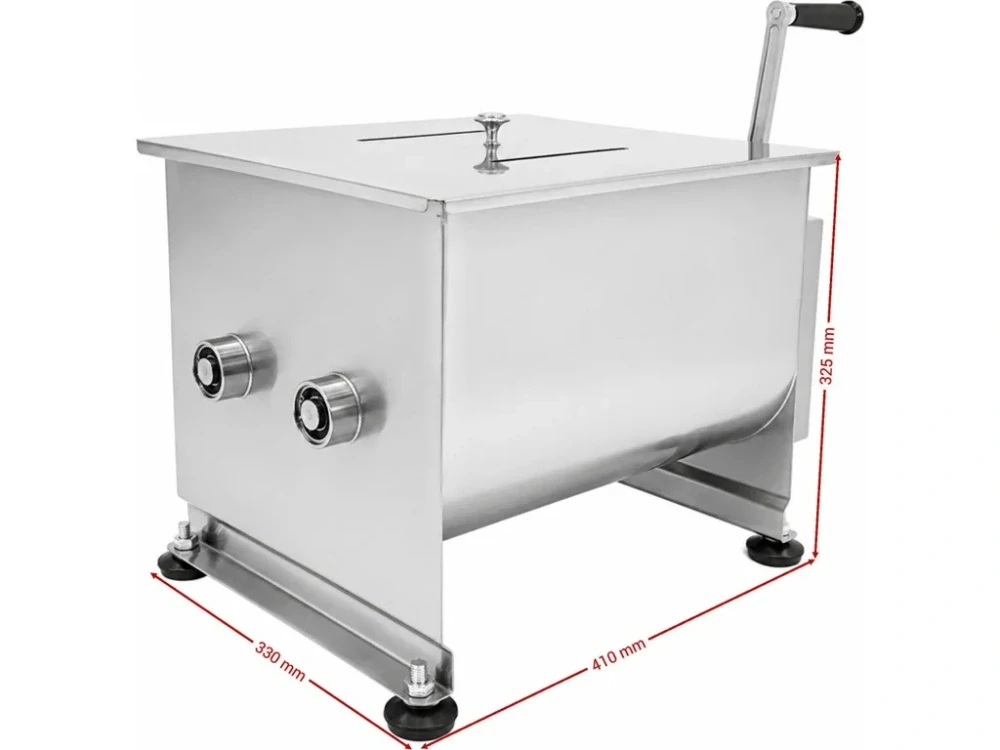 Elektrická Míchačka na maso - 20 l - dvojitá hřídel - s elektrickým motorem