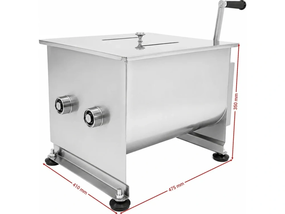 Elektrická míchačka na maso - 40 l - dvojitá hřídel - s elektrickým motorem