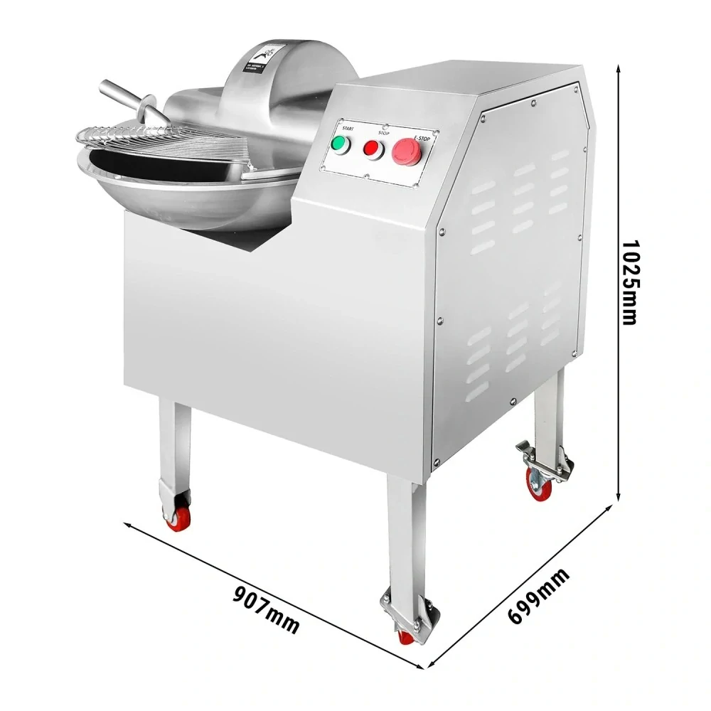 Horizontální kutr - 20L - 1,5kW - 230V - 1400 ot./min