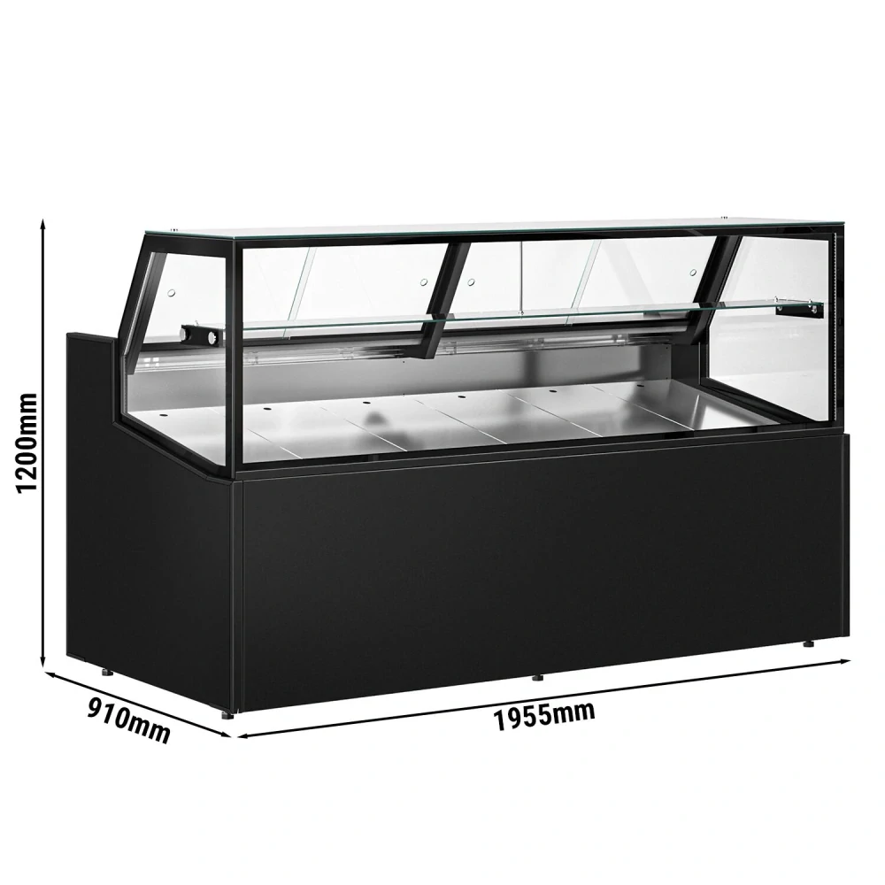 Chladicí pult - 1940 mm - 380L - s LED osvětlením a 1 policí