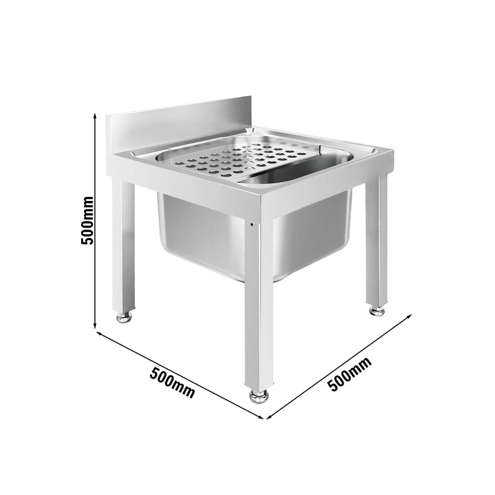 Dřez s nastavitelným odtokem