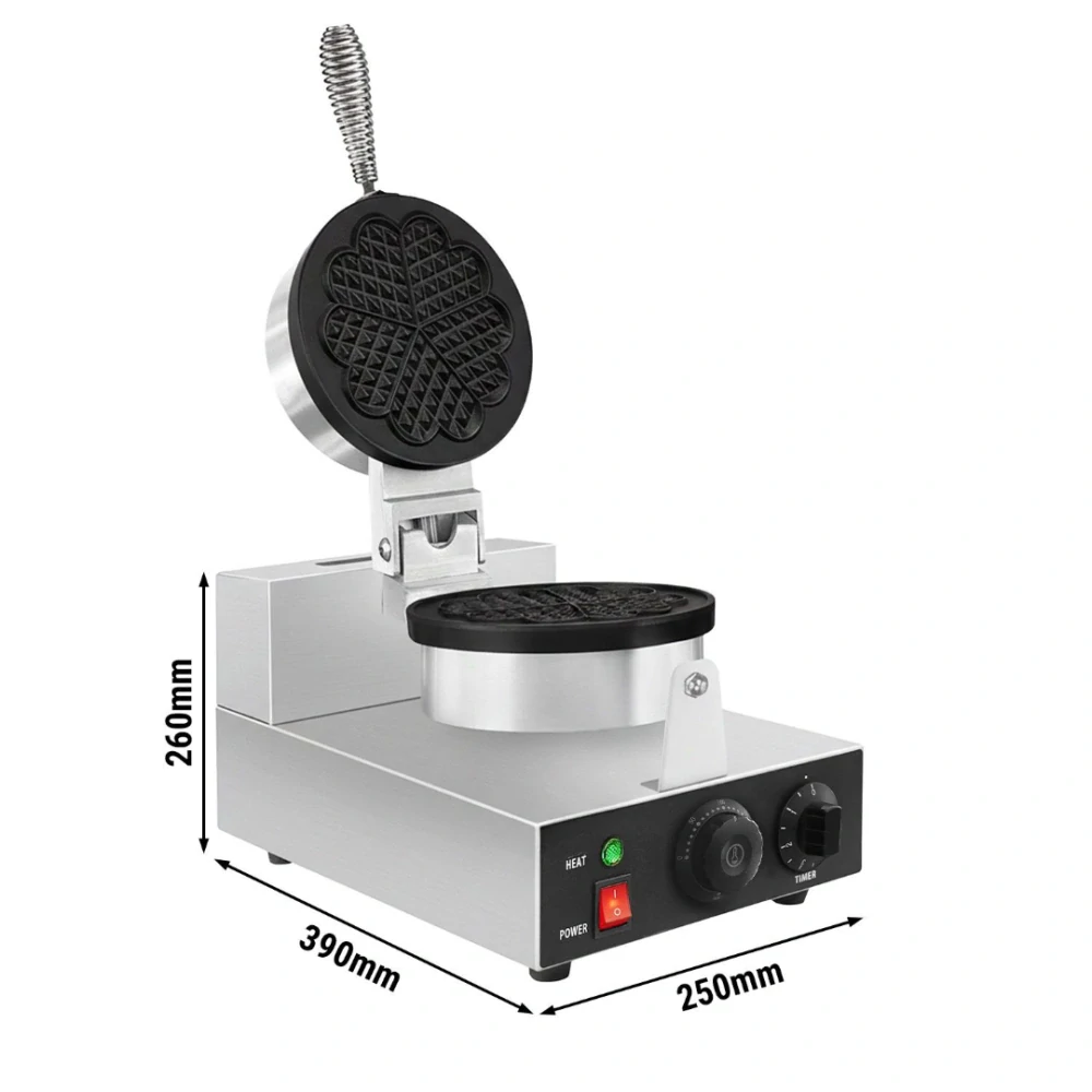 Vaflovač - tvar: srdce