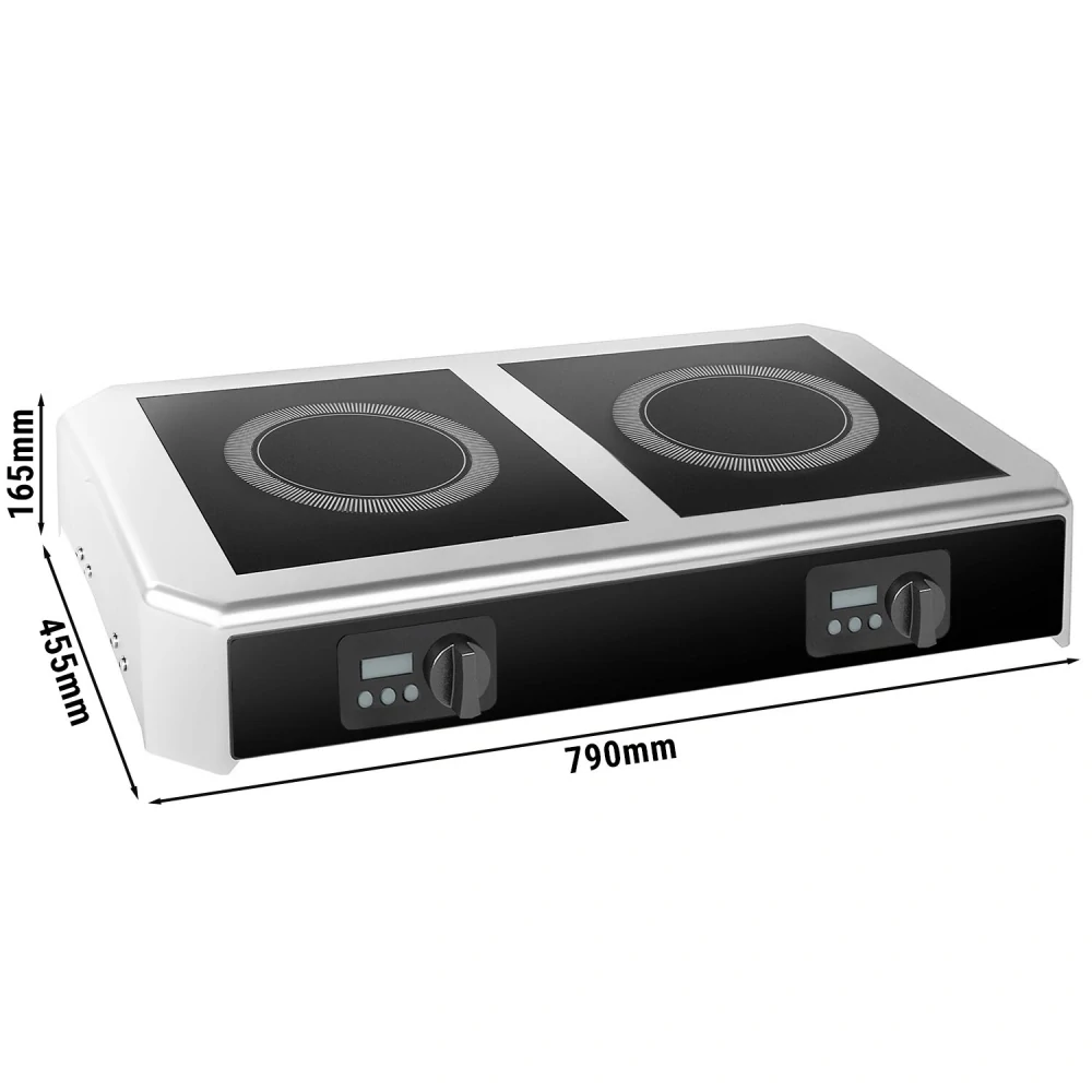 Indukční varná deska 6 kW - 2 plotýnky