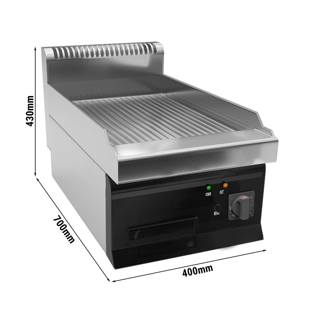 Elektrický gril - 3,6kW - drážkovaný
