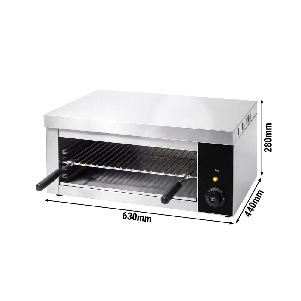 Grilovací trouba / Salamander COMPACT – 2 kW – 230 V – 4 police