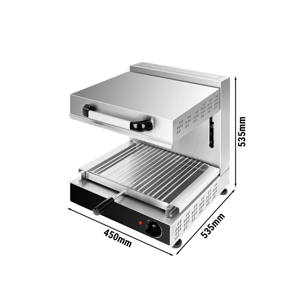 Pita trouba / Salamander SPECIAL s výškově nastavitelným topným tělesem - 0,45 m | Trouba na gratinování | Topinkovač | Pečicí gril | Elektrický | Gastro