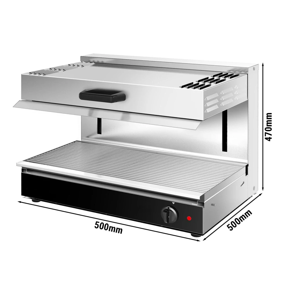 Pita trouba/ Salamander SPECIAL - s výškově nastavitelným topným tělesem - 0,5 m - Trouba na gratinování -Topinkovač