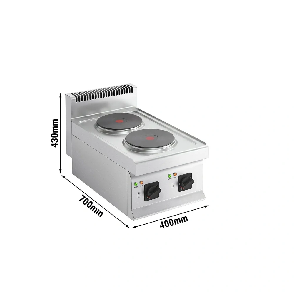 Elektrický sporák - 2x plotýnka kulatá (4 kW)