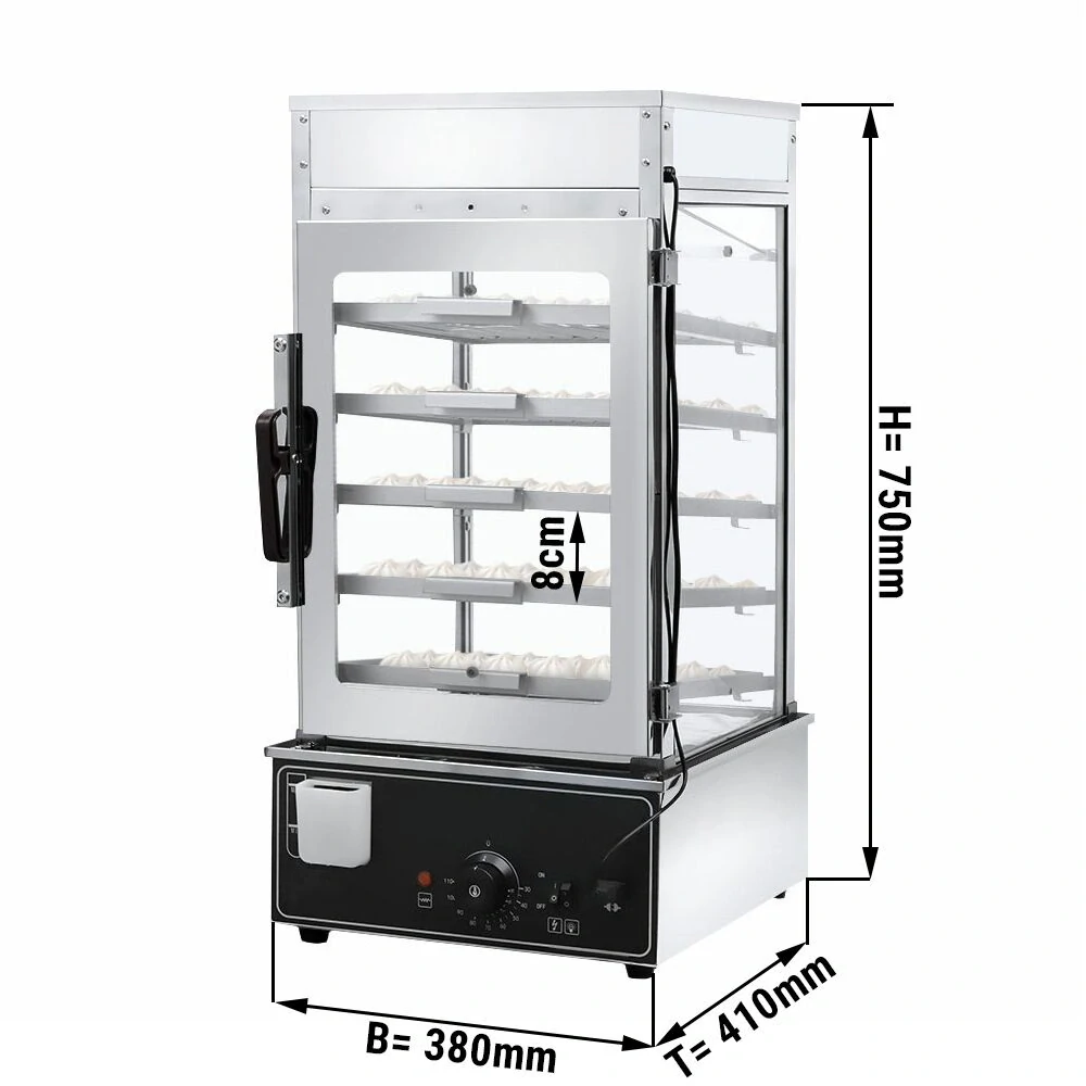 Napařovač knedlíků/Pařák - 900 W - manuální - se 5 zásuvkami