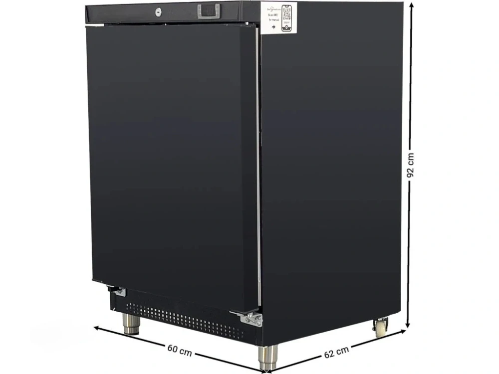 Černá lednice 200 litrů