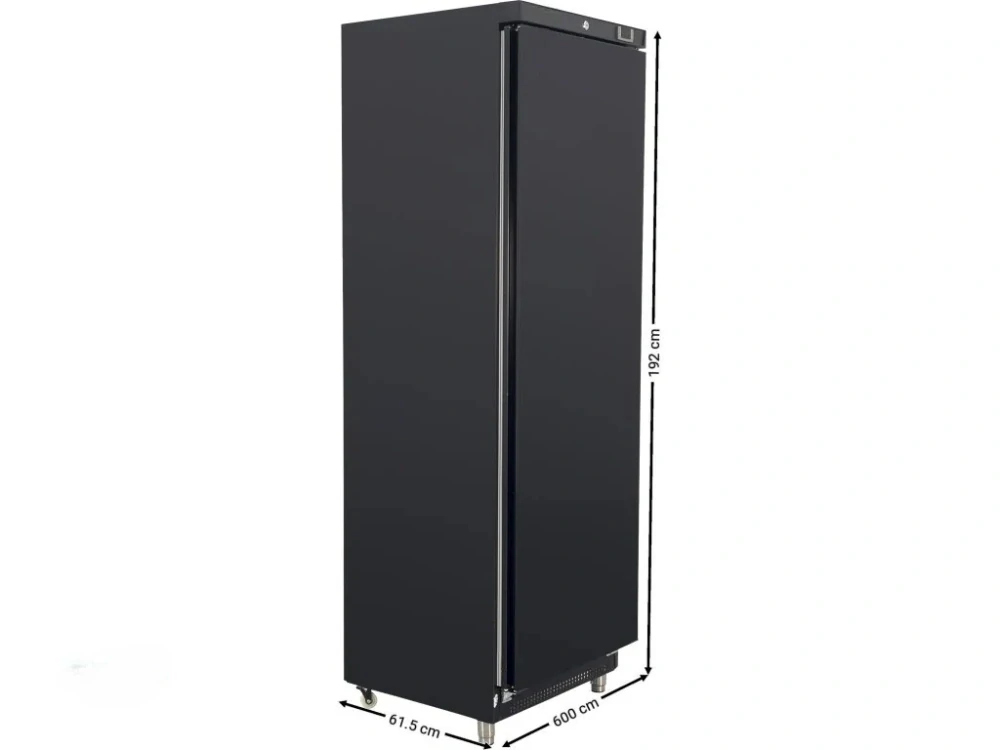 Černá lednice 400 litrů