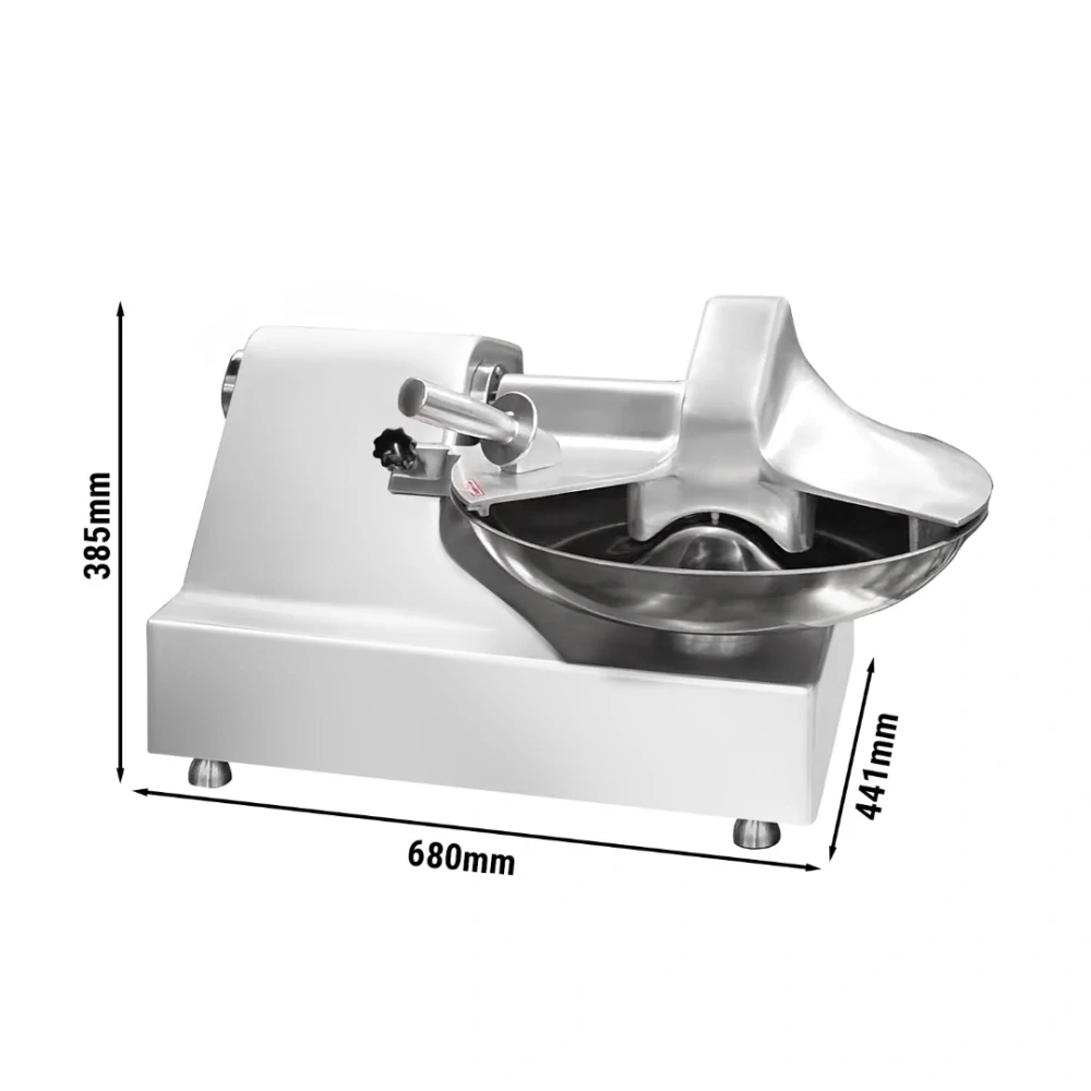 Horizontální kráječ kutr - 5,5 l - 550 W - 230 V - 1450 ot/min