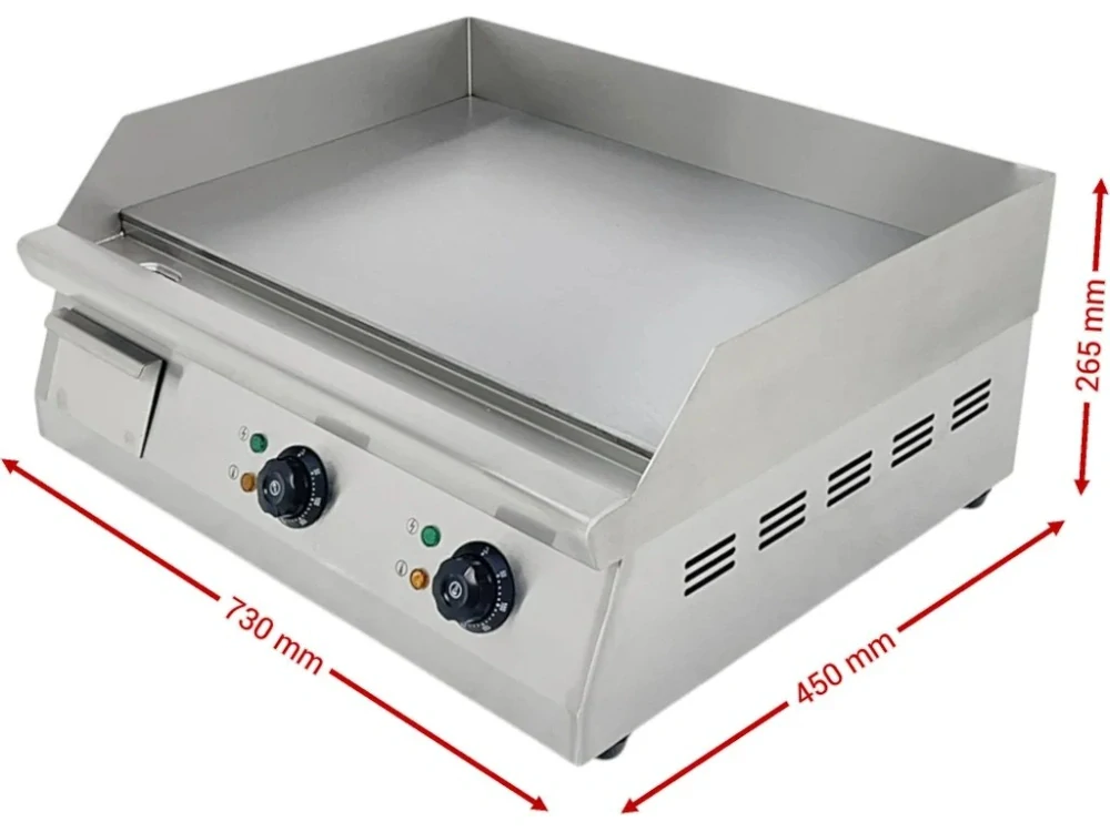 Elektrická grilovací deska 730 mm, 4,4kW