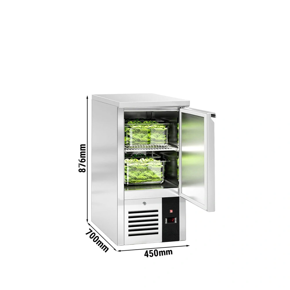 Chladicí stůl PREMIUM - 450x700 mm - s 1 dveřmi
