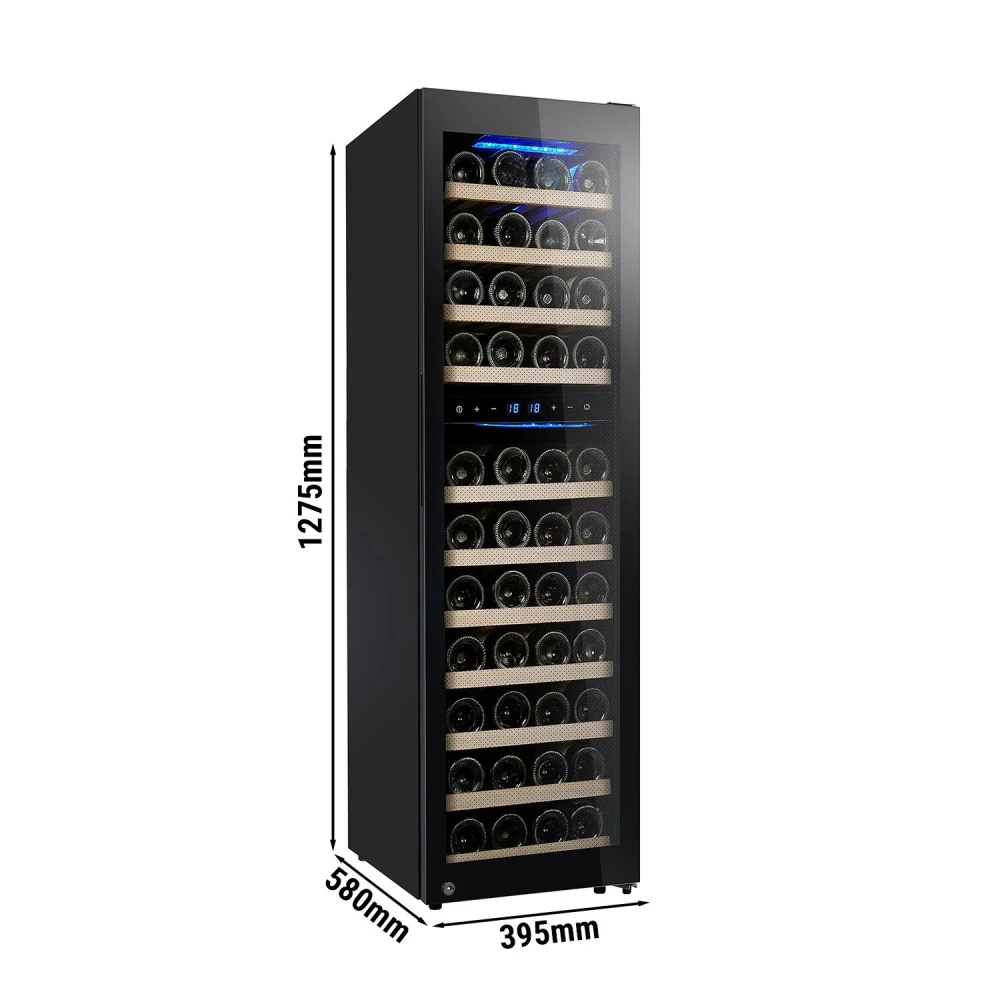 Vinotéka / Chladnička na víno - 2 klimatické zóny - 160 l - max. 53 lahví