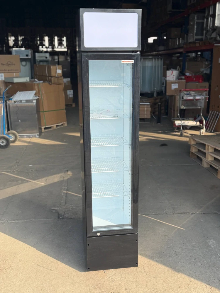 Prosklená chladicí lednice SLIM 39x48,5x189cm