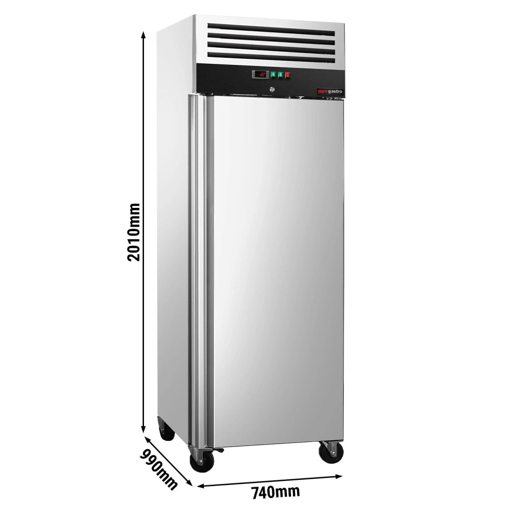 Nerezová pekárenský mrazák ECO - EN 600x800 - 600 L - s 1 dveřmi