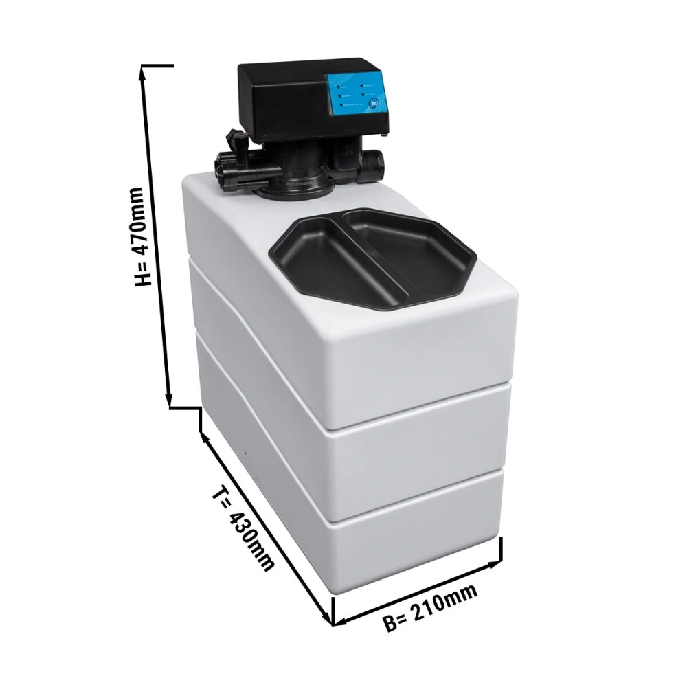 Změkčovač vody / Odvápňovač - poloautomatická regenerace - Výkon: 20 l/h