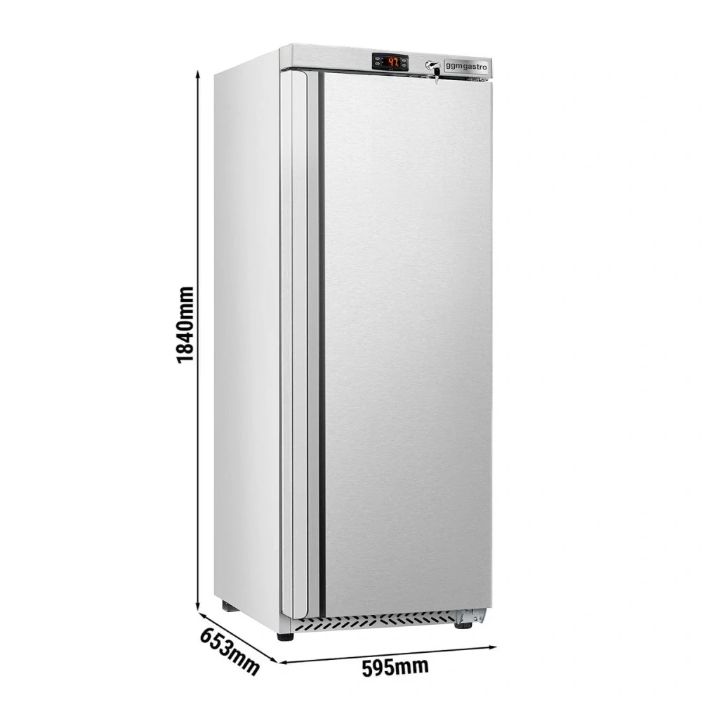Nerezová chladicí skříň ECO - 400 L - s 1 dveřmi