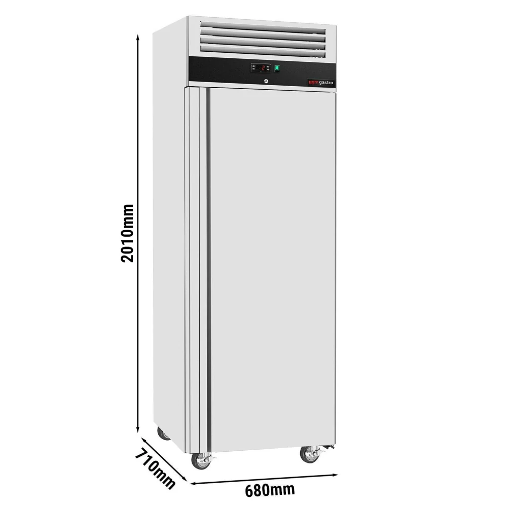 Lednice Nerezová ocel ECO - 680 mm - 312 l -2 až +8 °C - s 1 dveře